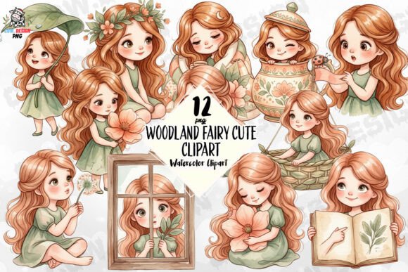 Bringing Enchantment to Life: The Woodland Fairy Cute PNG Collection