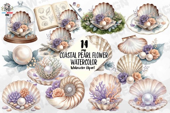Coastal Pearl Flower PNG: A Premium Design Asset for Elevated Projects