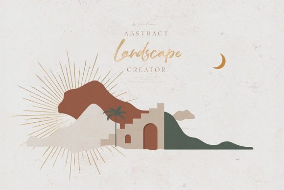 Crafting Visual Stories with Abstract Landscape Creator