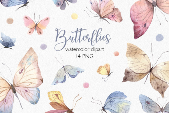 Delicate Butterfly Watercolor Clipart: A Designer's Guide