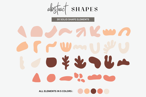 Organic Abstract Shapes: Beyond Basic Design Assets