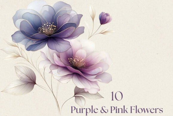 Pastel Purple Pink Flowers Clipart PNG: A Designer's Guide