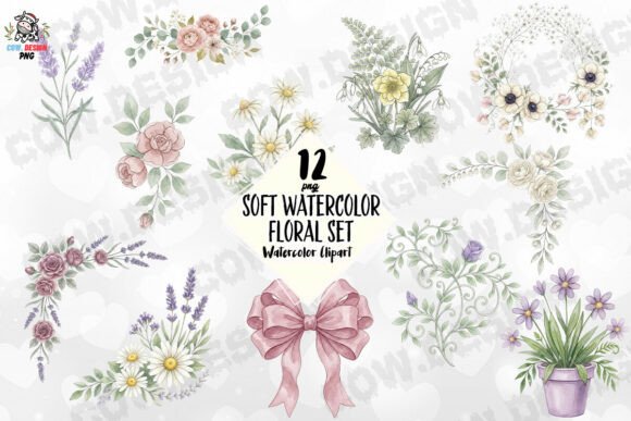 Soft Watercolor Floral Set PNG: A Designer's Guide