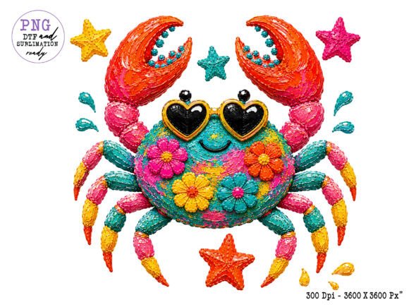 Tropical Crab PNG Clipart: A Versatile Design Asset
